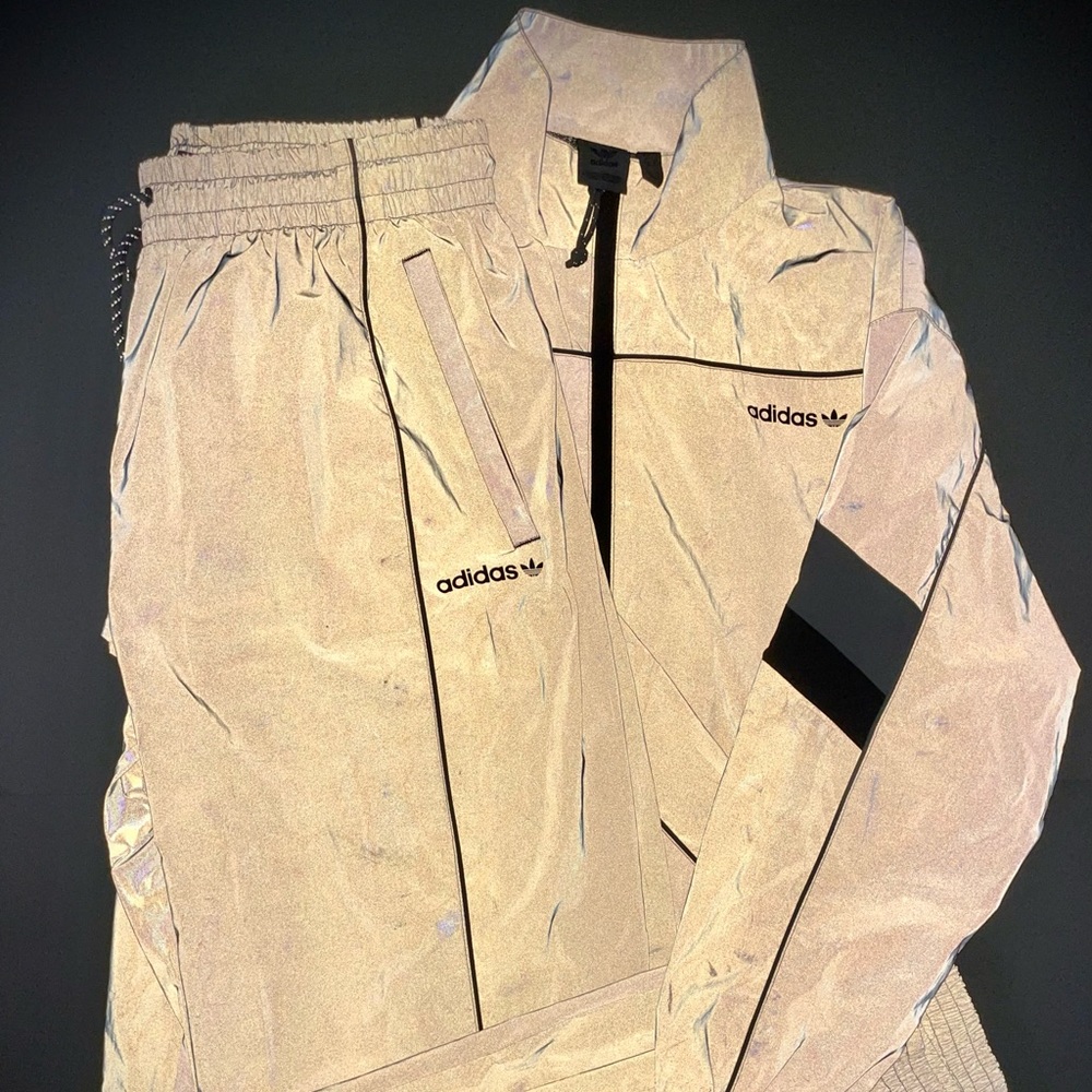Reflective Adidas Track Suite